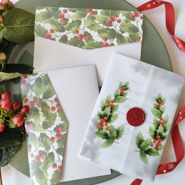 Holly Sample Invitation Package