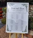 Eucalyptus Wreath Seating Chart