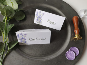 Lavender Place Cards