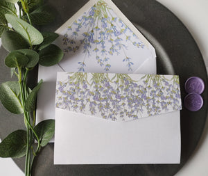 Lavender Pocket Invitation