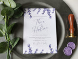 Lavender Pocket Invitation