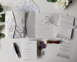 Lavender Pocket Invitation