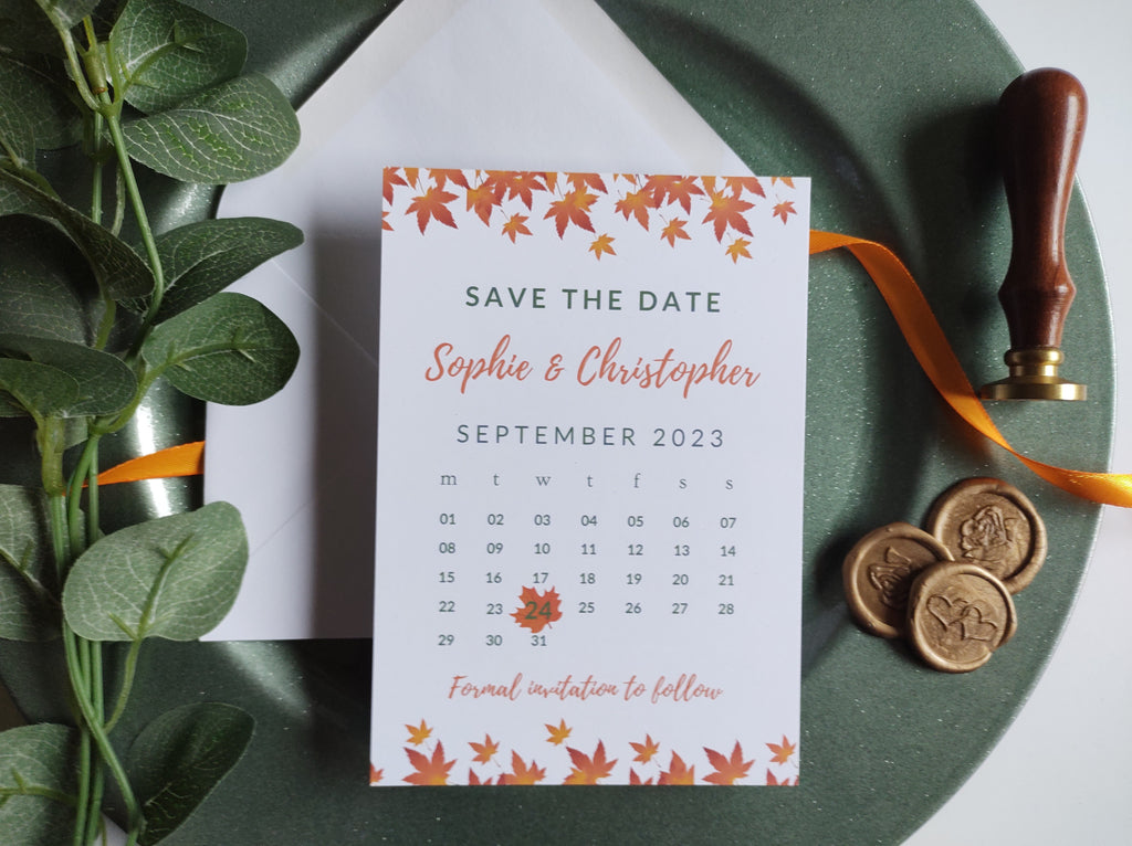 Autumn Save The Date