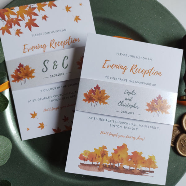 Autumn Evening Invitation