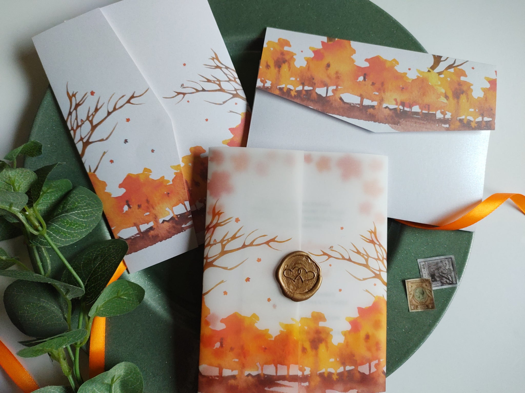Autumn Sample Invitation Package