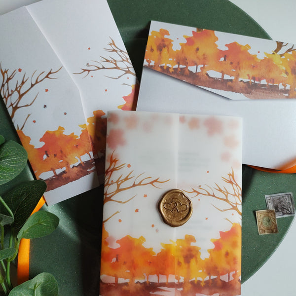Autumn Sample Invitation Package
