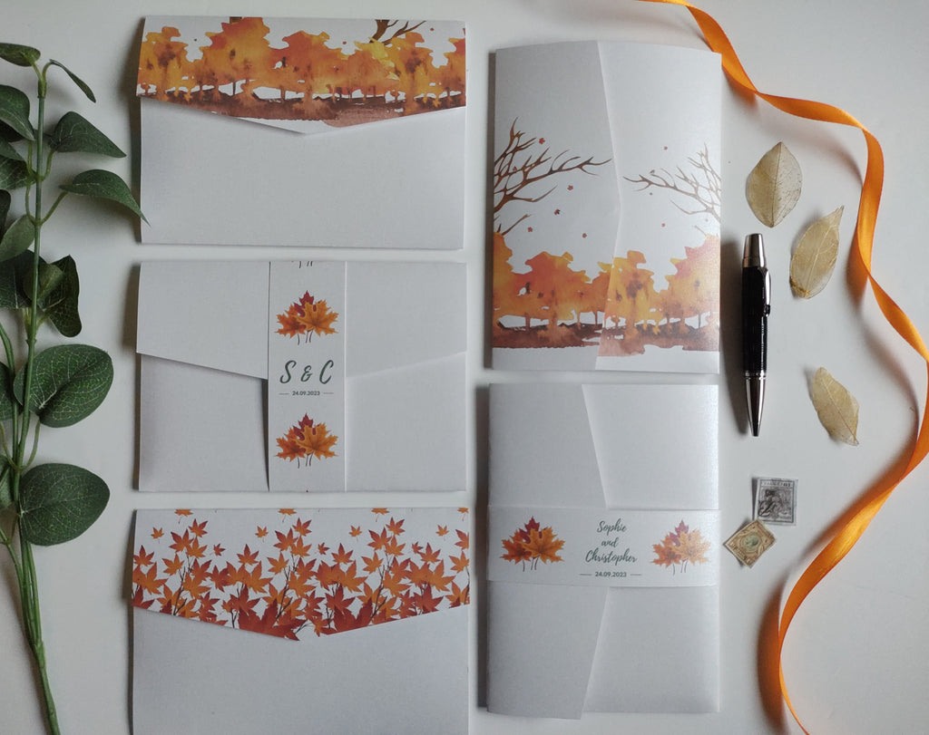 Autumn Sample Invitation Package