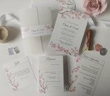 Cherry Blossom Vellum Invitation