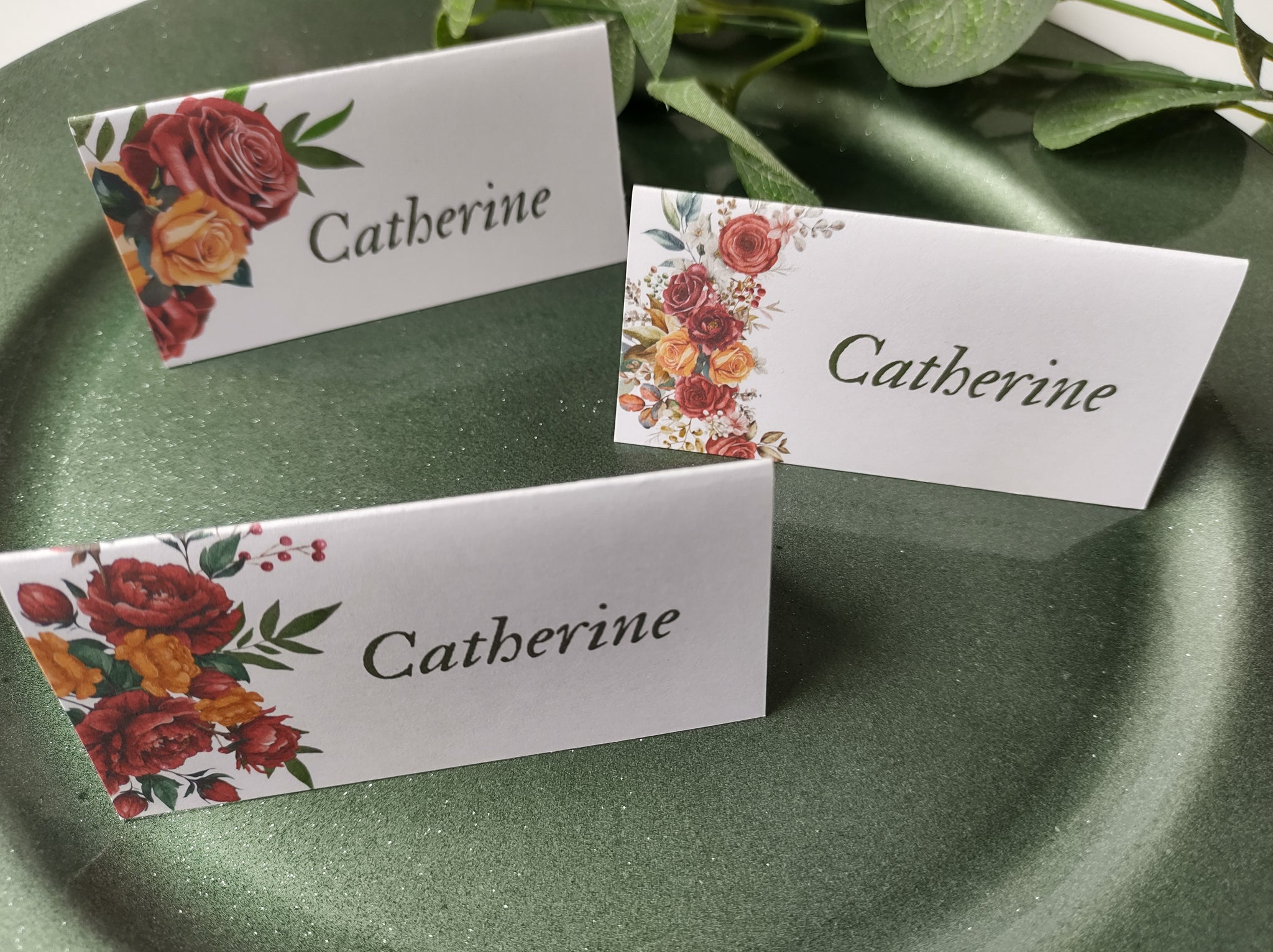 Autumn Bouquet Place Cards