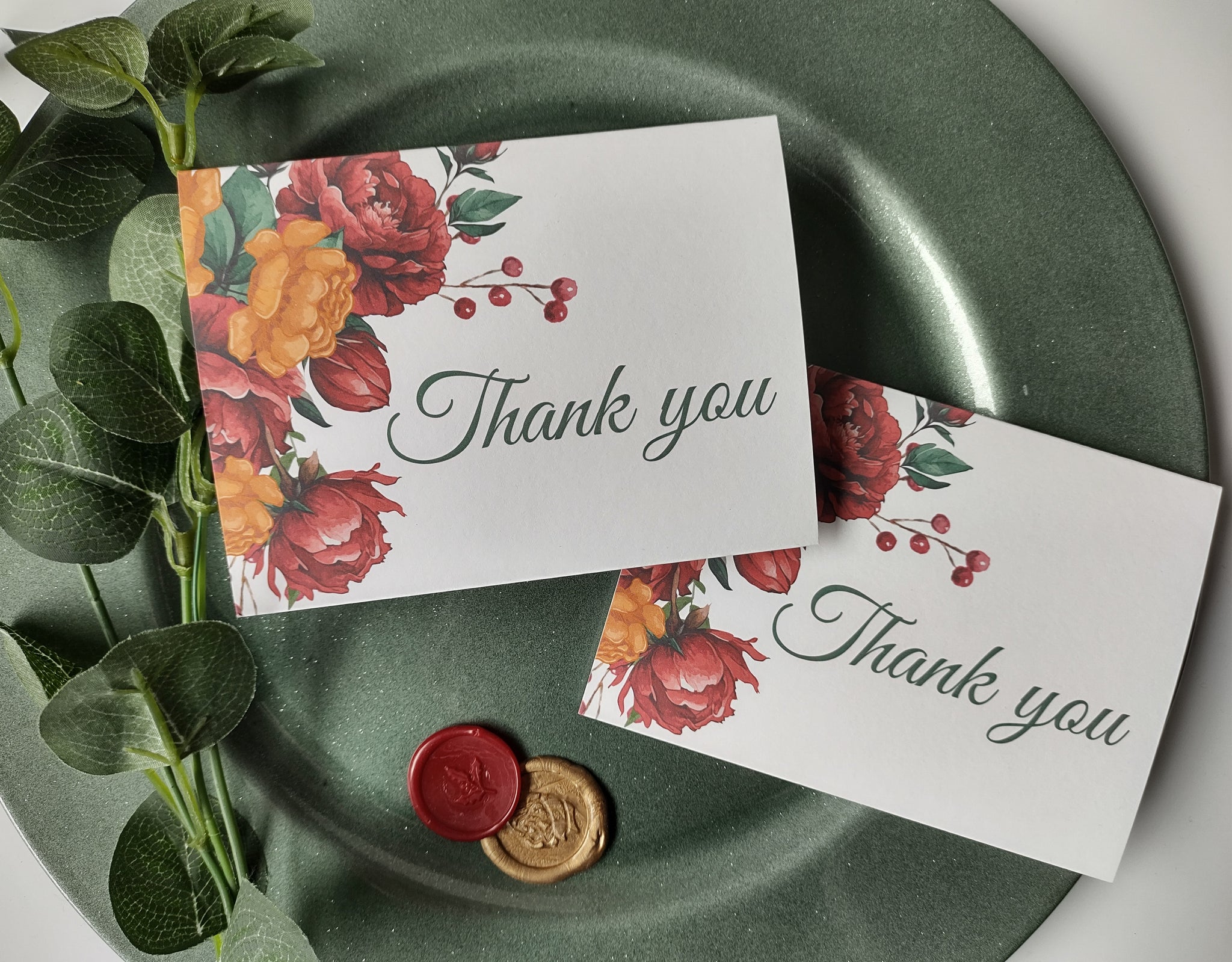 Autumn Bouquet Thank You Cards