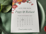 Autumn Bouquet Save The Date