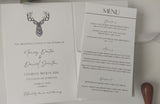 Stag Head Pocket Invitation