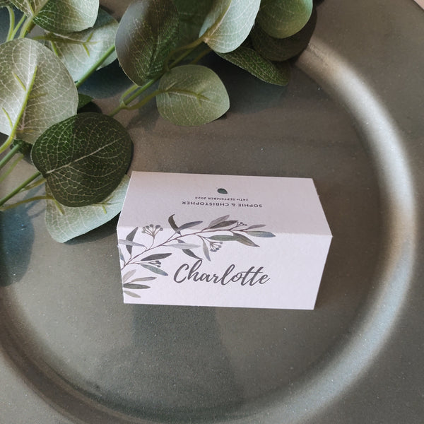 Eucalyptus Leaf Place Cards