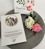 Pink Posy Thank You Cards