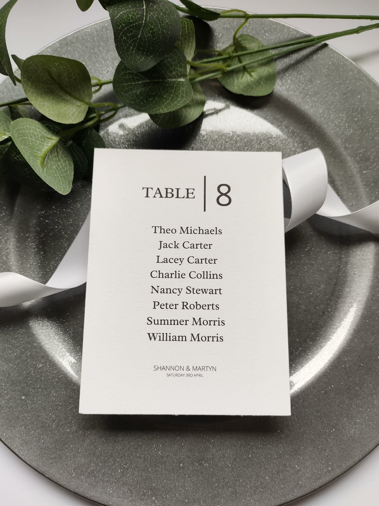 Table Numbers With Names Table Names and Numbers – Joy Wedding Stationery