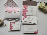 Orchid Sample Invitation Package