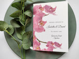 Orchid Order Of Service Booklet