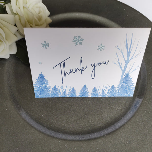 Winter Thank You Cards