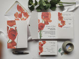 Poppy Pocket Invitation