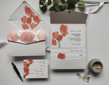 Poppy Pocket Invitation