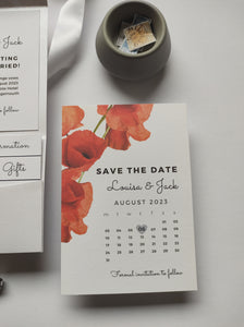 Poppy Save The Date