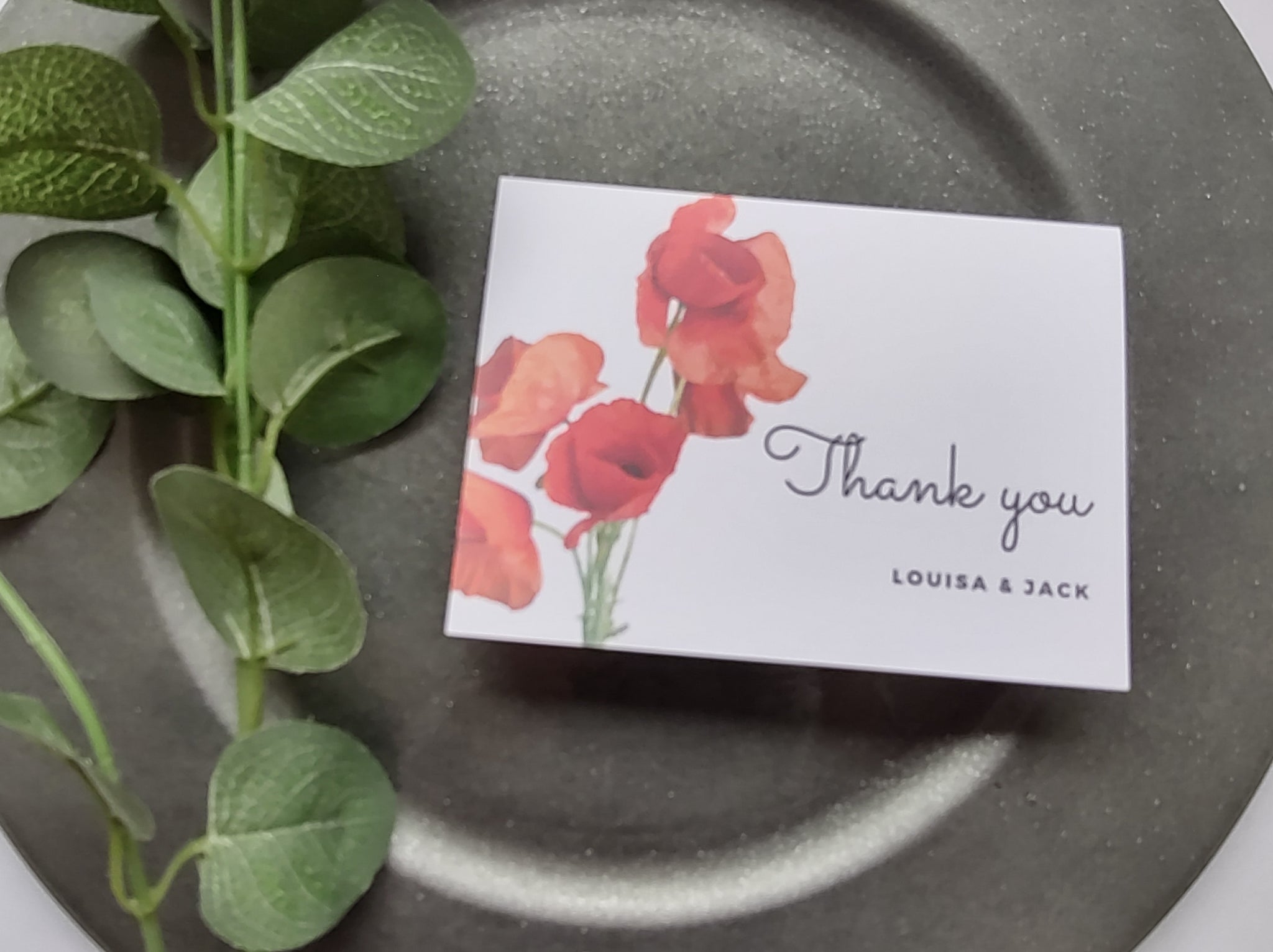 Poppy Thank You Cards