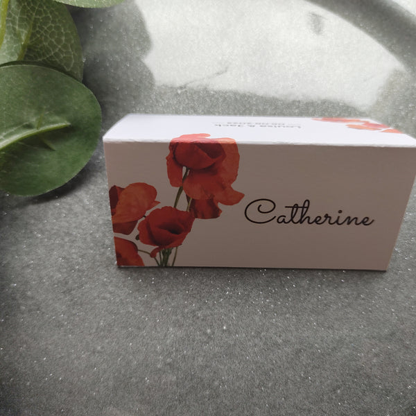 Poppy Place Cards