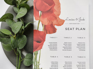 Poppy Seating Chart