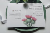 Thistle Order Of Service Booklet