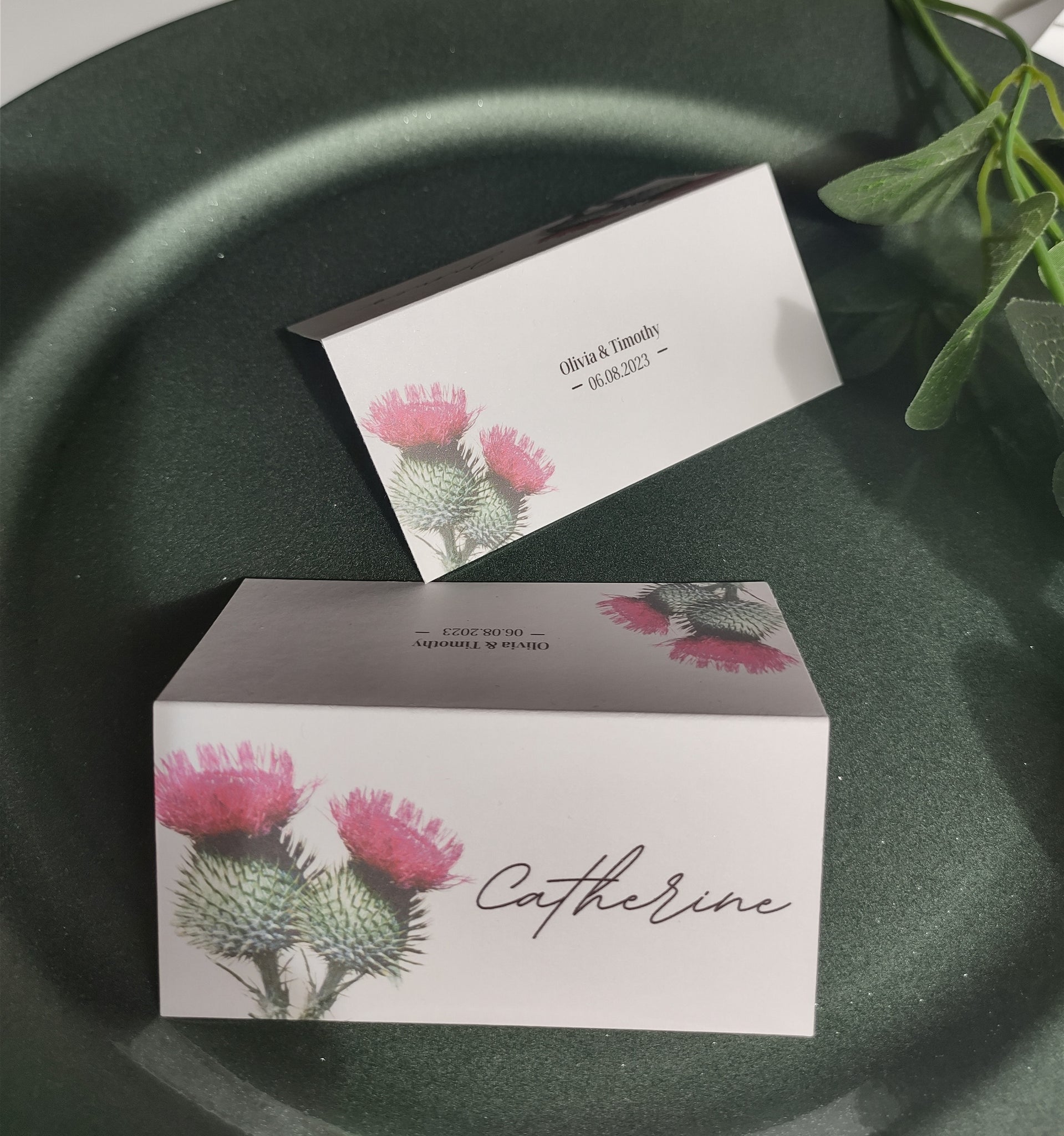Thistle Place Cards