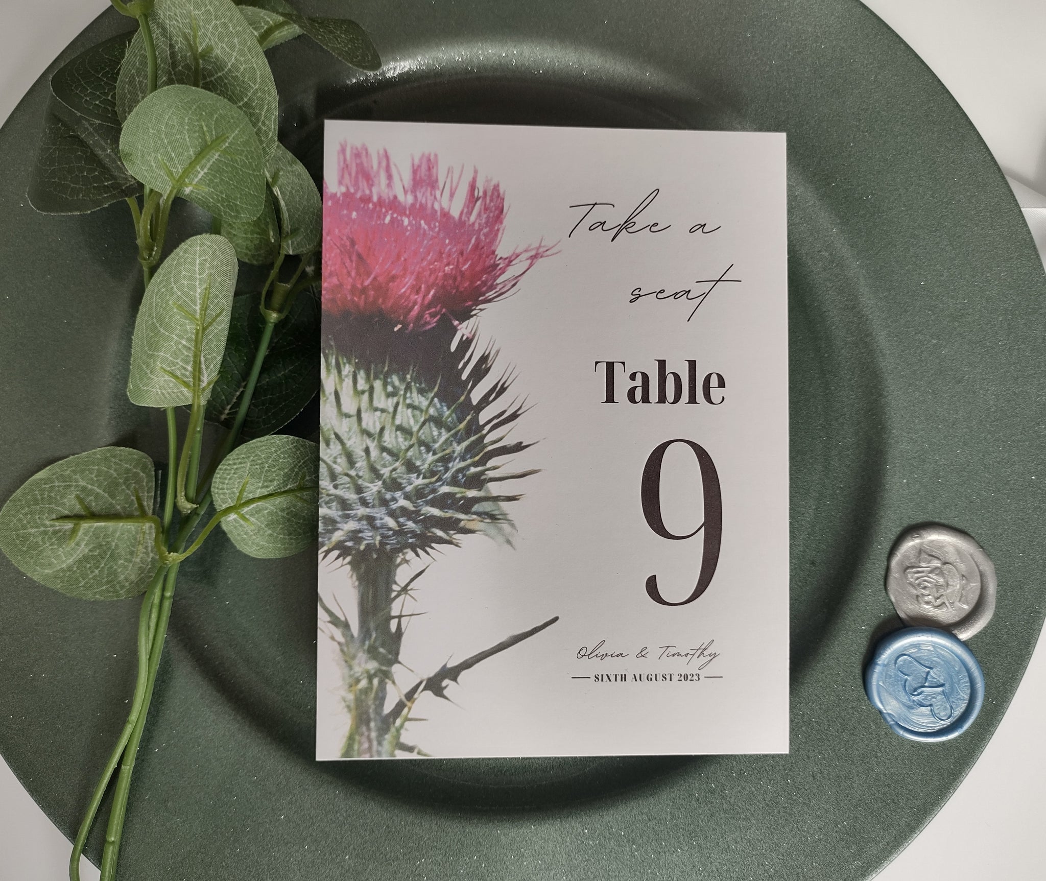 Thistle Table Numbers