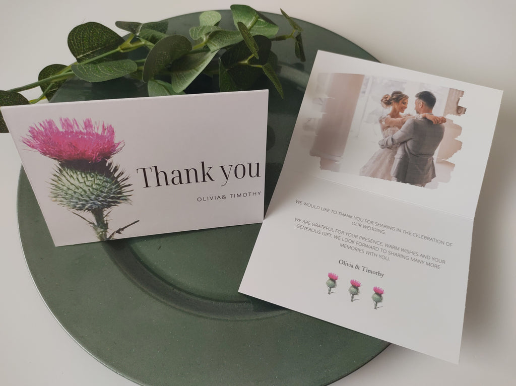 Thistle Thank You Cards