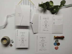 Florence Sample Invitation Package