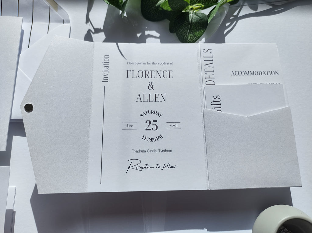 Florence Pocket Invitation