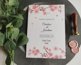 Cherry Blossom Order Of Service Booklet