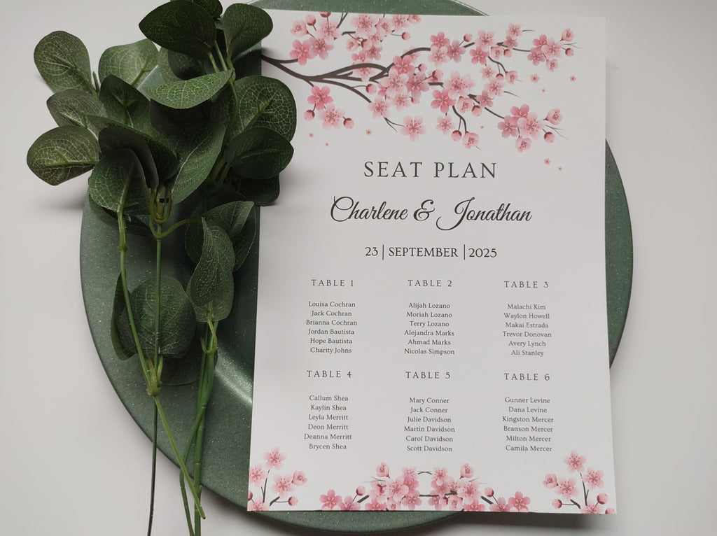 Blossom Seating Chart Matttroy