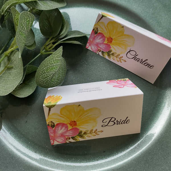 Summer Bloom Place Cards