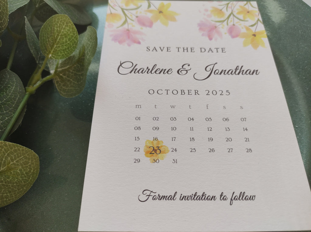 Spring Blossom Save The Date