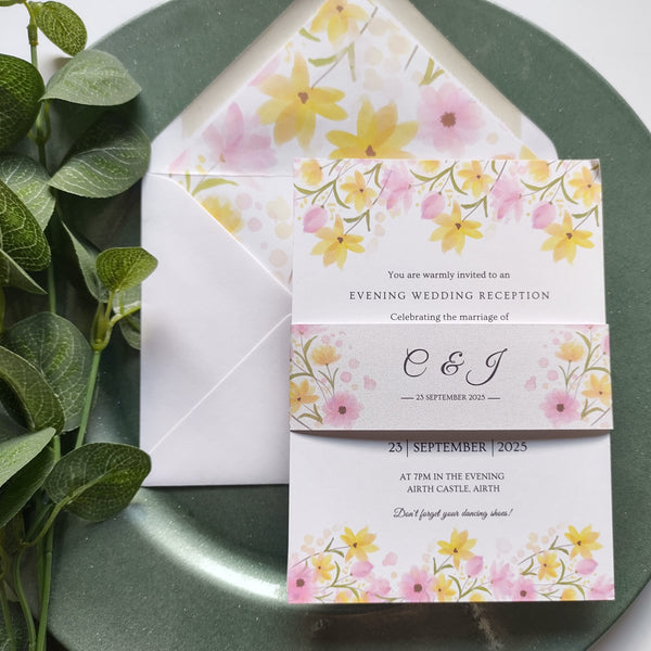 Spring Blossom Evening Invitation