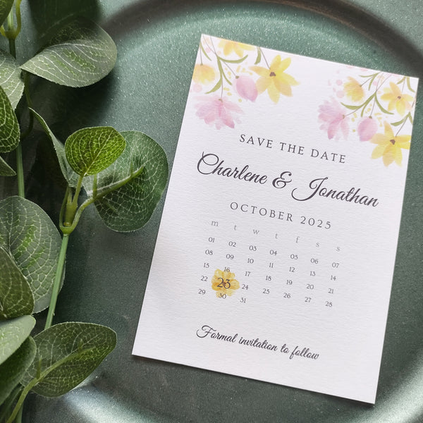 Spring Blossom Save The Date