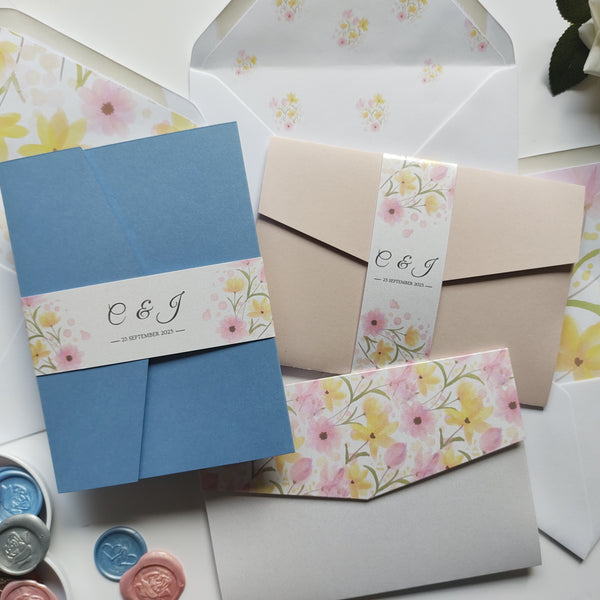 Spring Blossom Sample Invitation Package