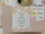 Spring Blossom Pocket Invitation