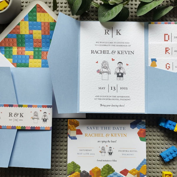 Lego Sample Invitation Package