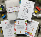 Lego Sample Invitation Package