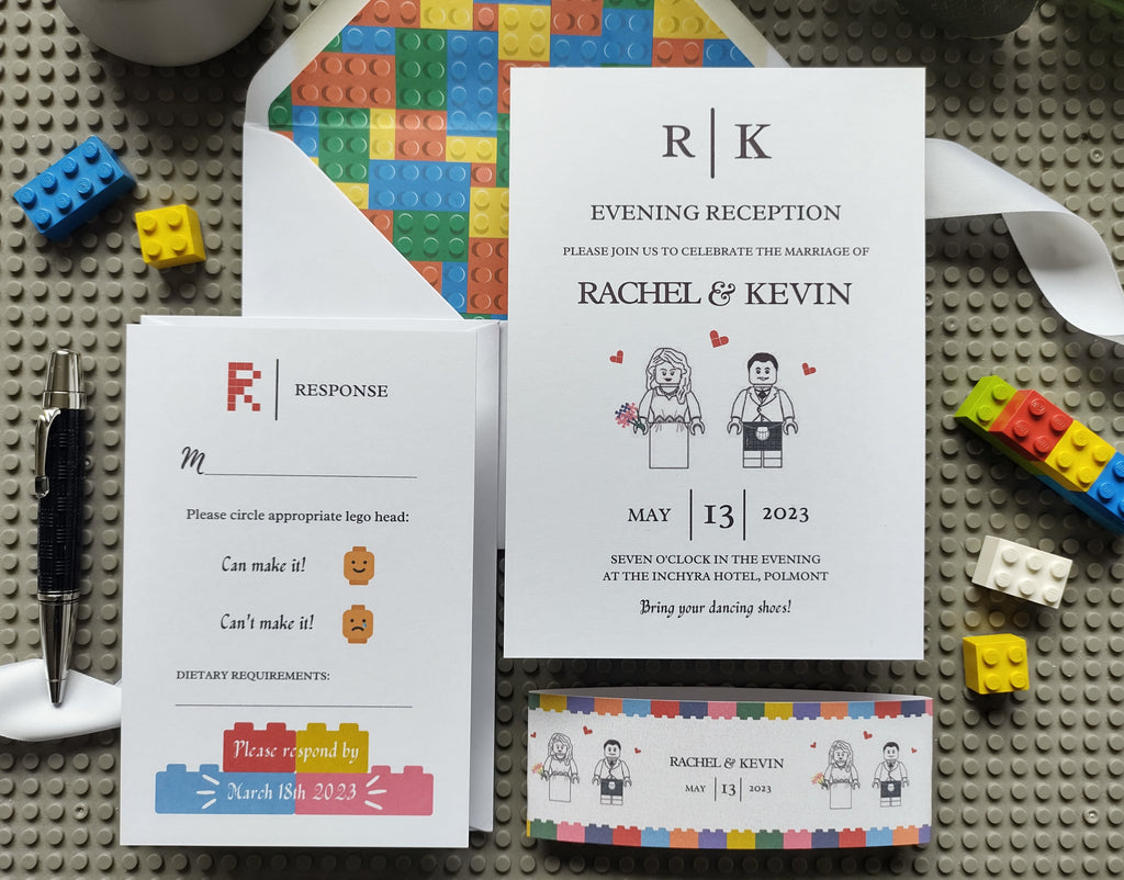 Lego Evening Invitation