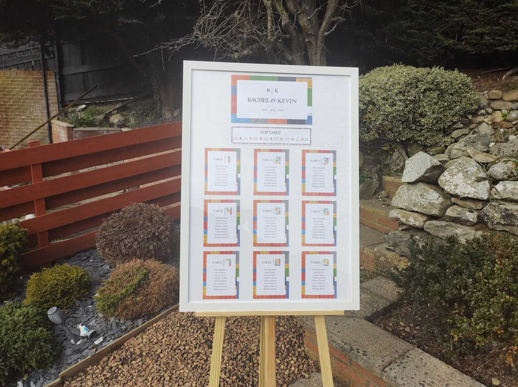 Lego Seating Chart Joy Wedding Stationery lego-seating-chart-joy-wedding-stationery