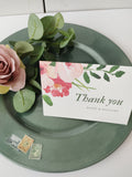 Pink Posy Thank You Cards